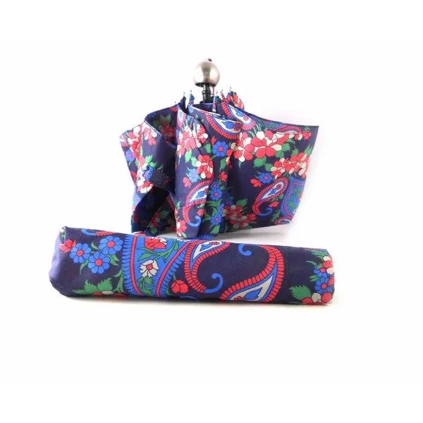 Paraguas plegable para mujer Bisetti con estampados