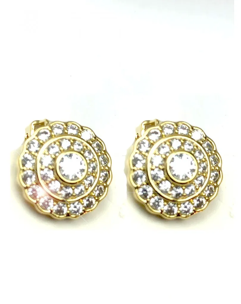 PENDIENTE DE CLIP PEQUEÑOS MODELOS ISABELINOS EN DORADO