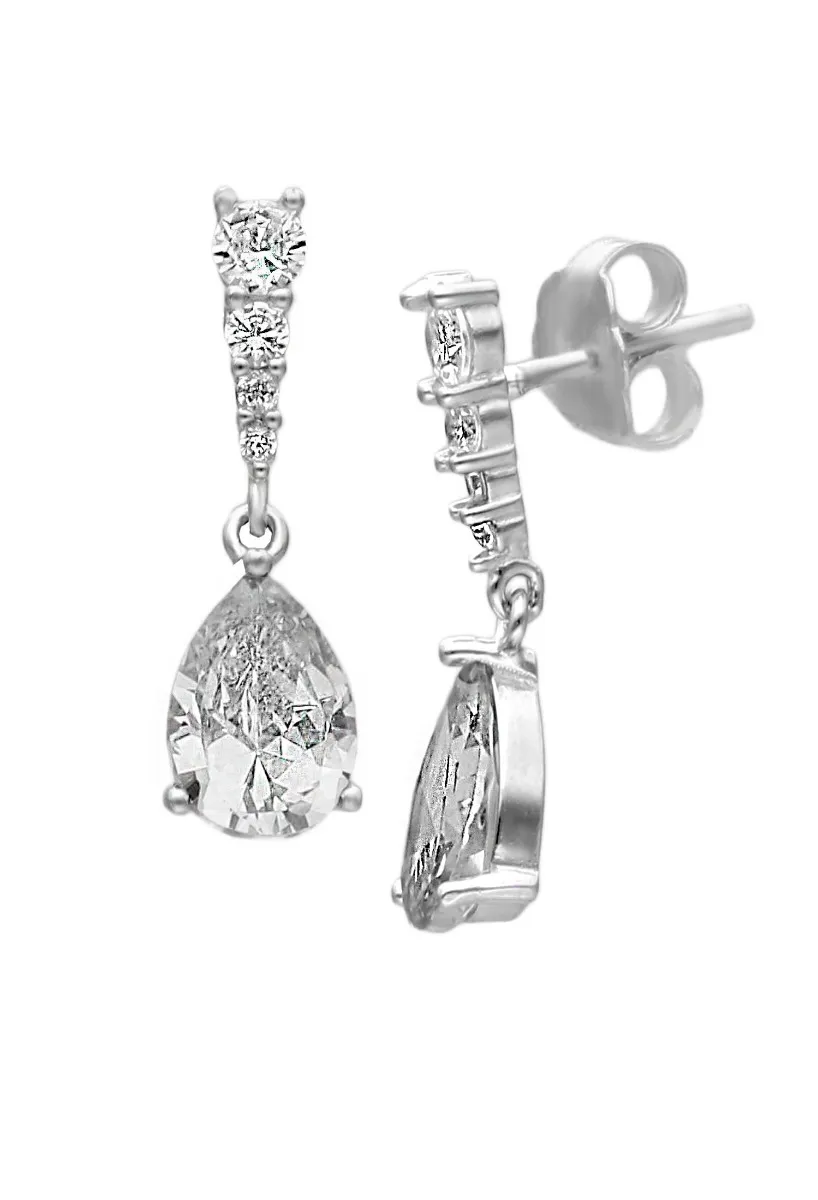 Pendientes largos de plata y circonitas 280_2024083