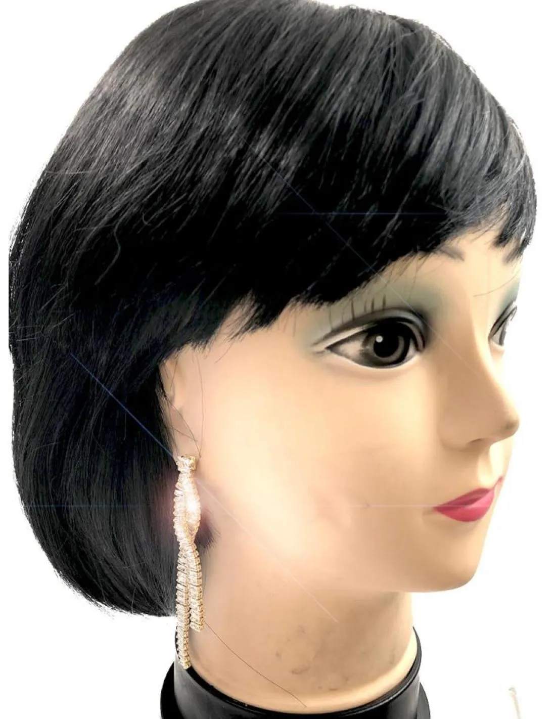PENDIENTES LARGOS DORADOS MUJER MUY ELEGANTES ESPECIAL BODAS