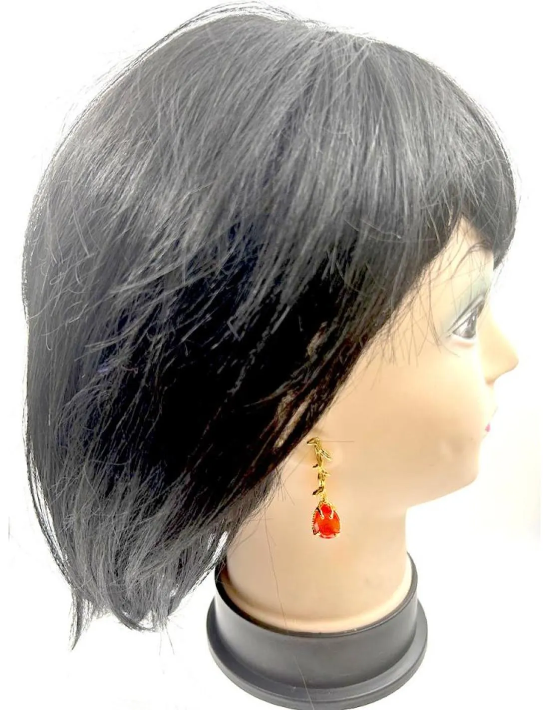 PENDIENTES NARANJAS MUY ELEGANTES PARA BODAS Y BAUTIZOS