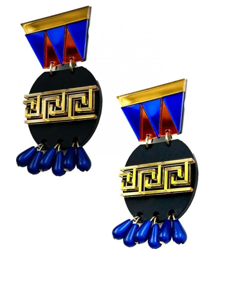 PENDIENTES PARA MUJER DE DISEÑO, ANFORA EGIPCIA, PENDIENTES DE DISEÑO EL JARDIN DEL DESEO