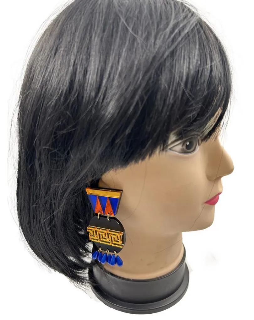 PENDIENTES PARA MUJER DE DISEÑO, ANFORA EGIPCIA, PENDIENTES DE DISEÑO EL JARDIN DEL DESEO