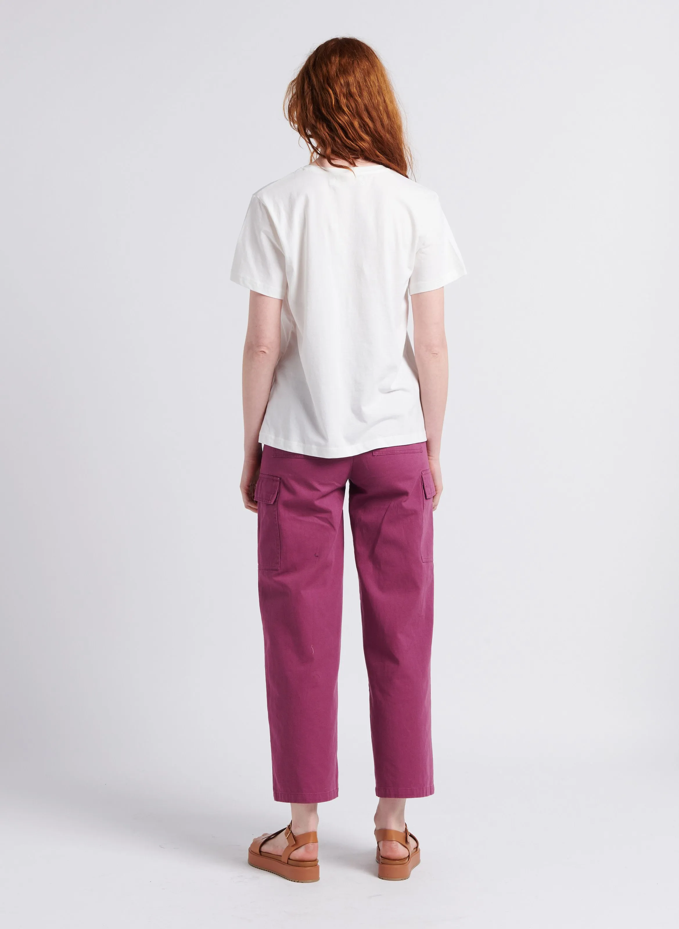 PINA  PANTALóN CARGO DE ALGODóN EN VIOLETA