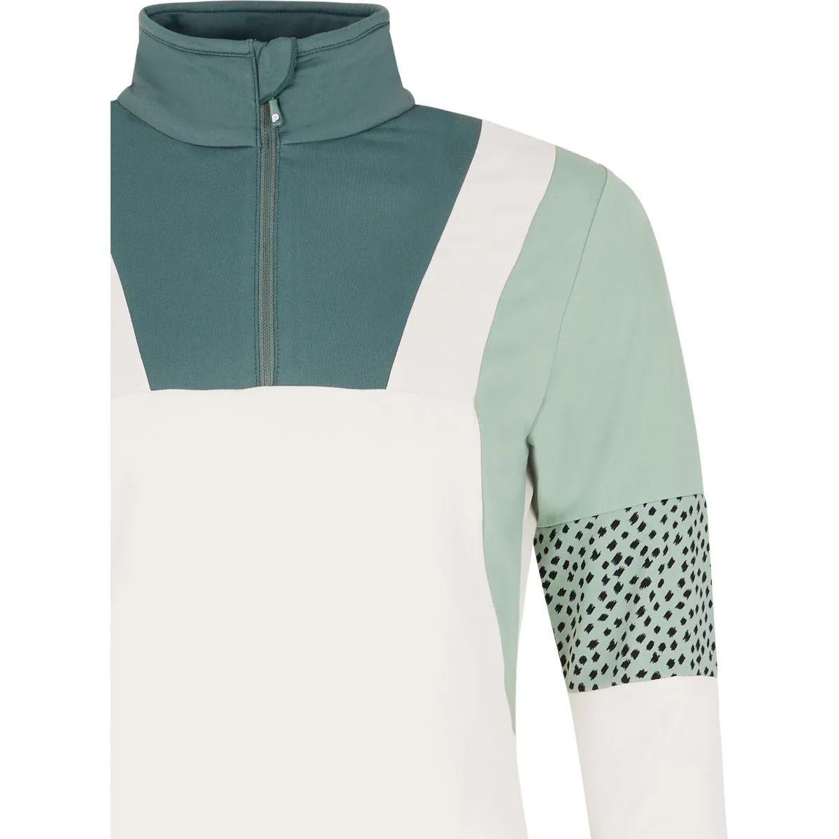 Polar Mujer Prtmorph 1/4 Zip Active Top Protest Verde