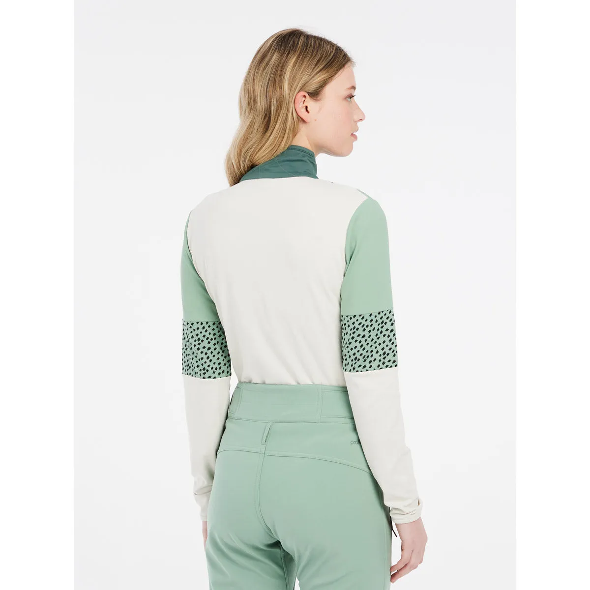 Polar Mujer Prtmorph 1/4 Zip Active Top Protest Verde