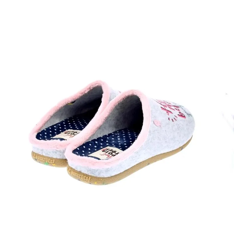 Potatoes Pantuflas Mujer Saggart Gris