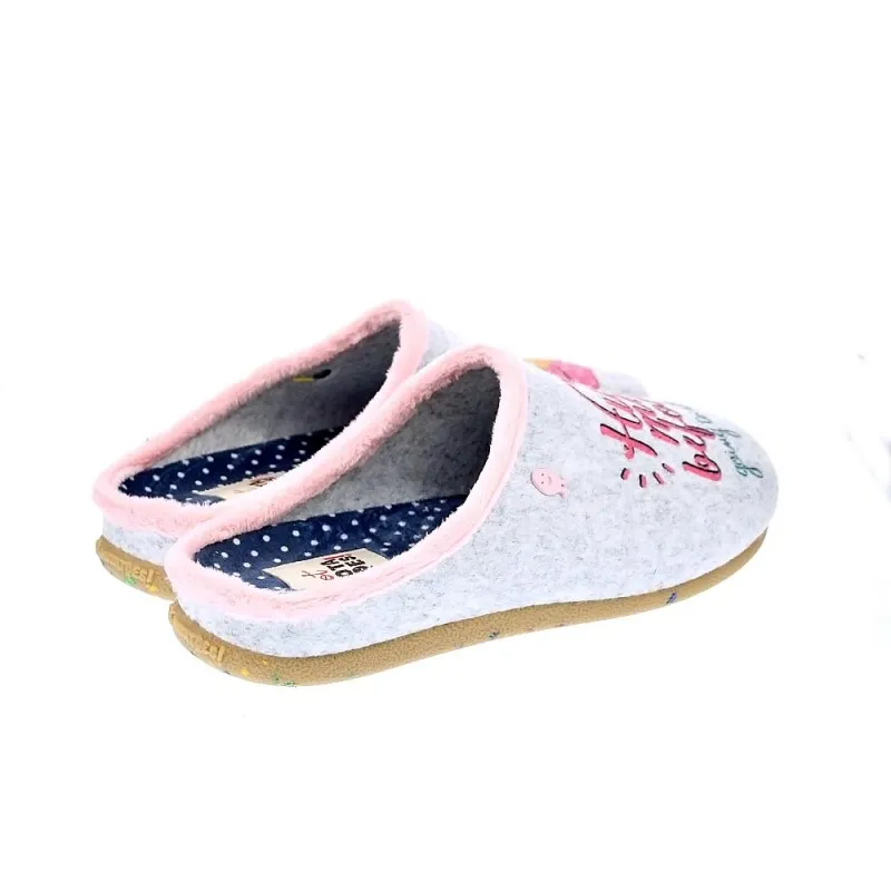 Potatoes Pantuflas Mujer Saggart Gris