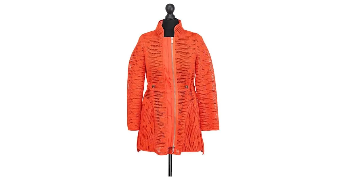 Purificacion Garcia Chaquetas Naranja 