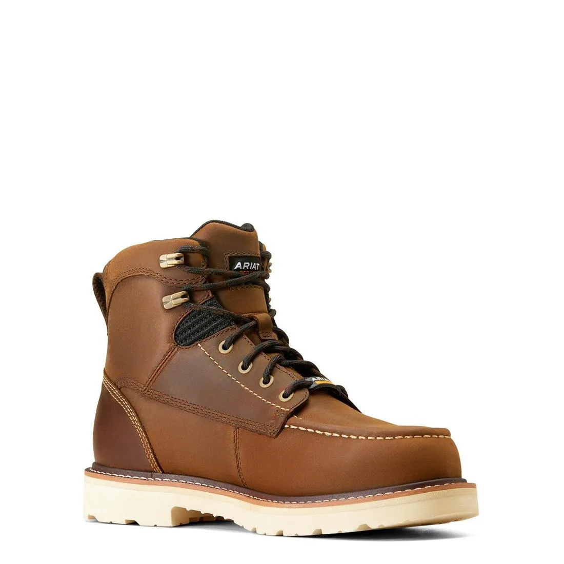 REBAR LIFT 6 INCH COMPOSITETOE WATERPROOF WORK BOOT DISTRESSED BROWN