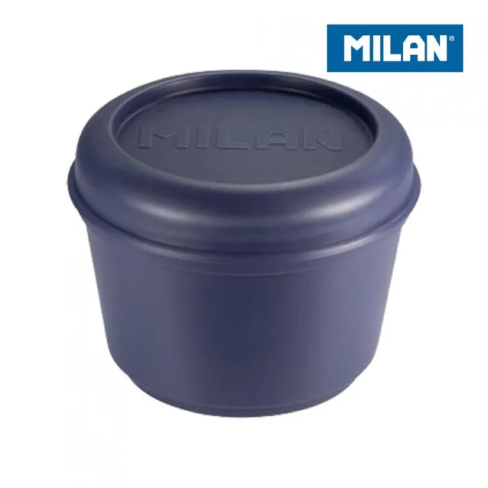 Recipiente Para Alimentos Hermético Redondo 0,25L, Tapa Azul Milan