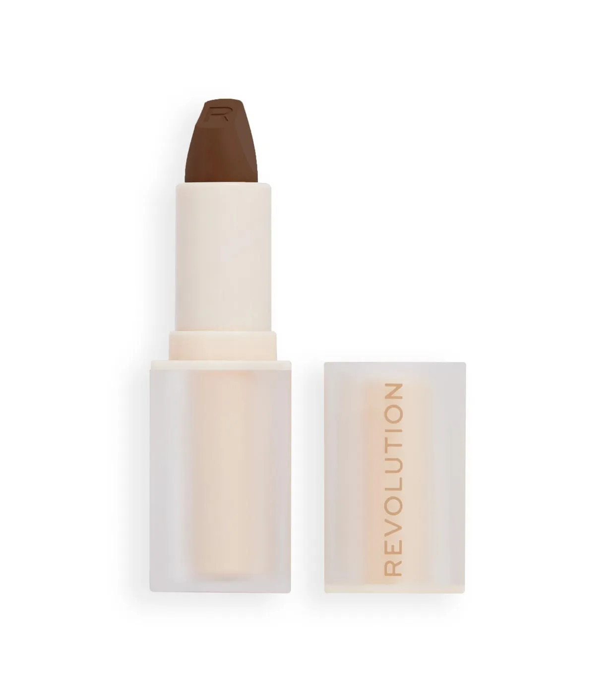 REVOLUTION  BARRA DE LABIOS SATINADA LIP ALLURE  STILETTO BROWN