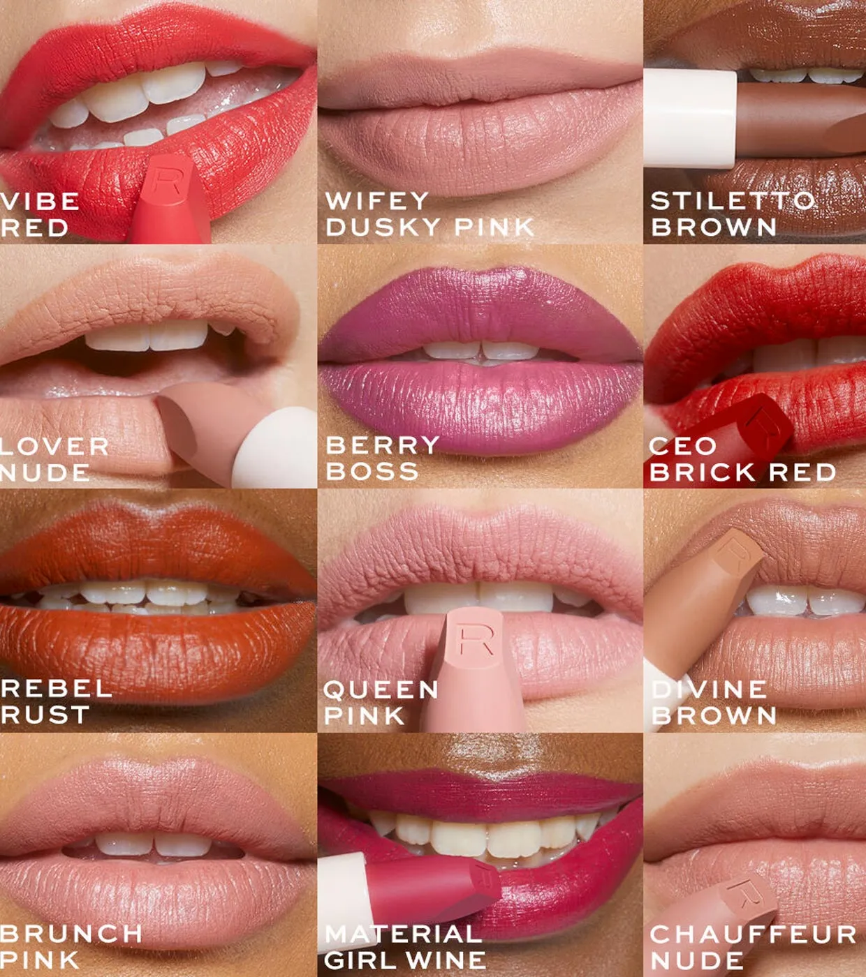 REVOLUTION  BARRA DE LABIOS SATINADA LIP ALLURE  STILETTO BROWN