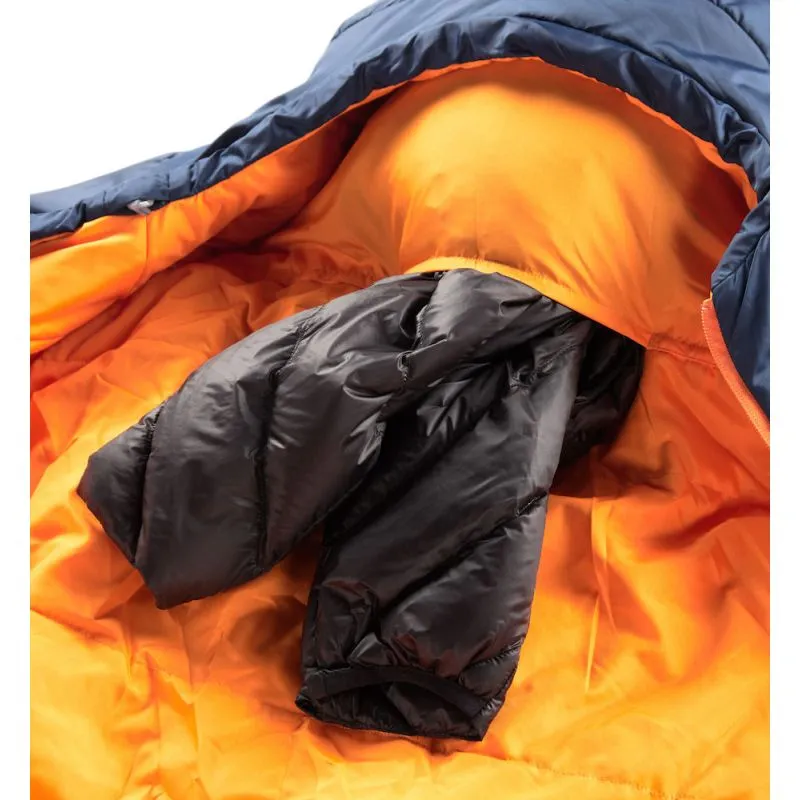 SACO DE DORMIR HAGLÖFS TARIUS 5 (AZUL MEDIANOCHE/MANDARINA)