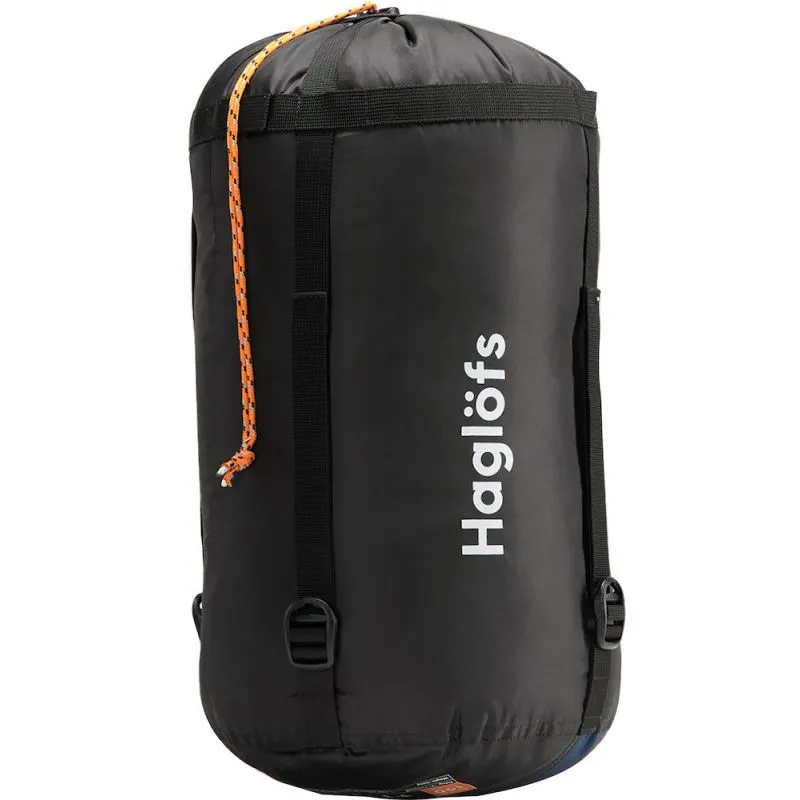 SACO DE DORMIR HAGLÖFS TARIUS 5 (AZUL MEDIANOCHE/MANDARINA)