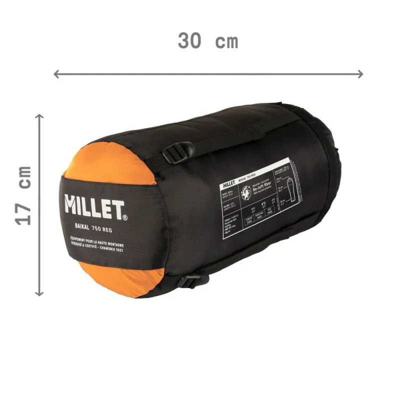Saco de dormir Millet Baikal 750 Reg (Maracuja)