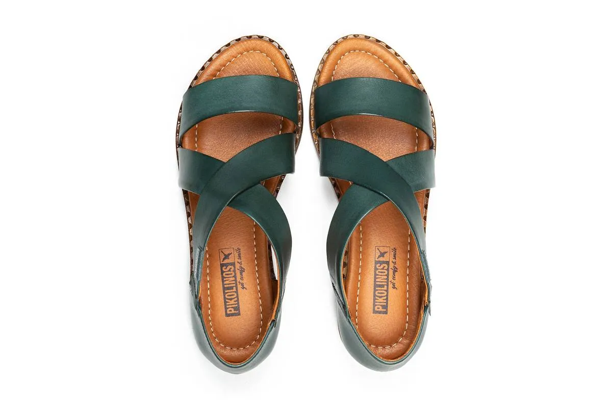 SANDALIA MUJER PIKOLINOS W0X0552 EMERALD