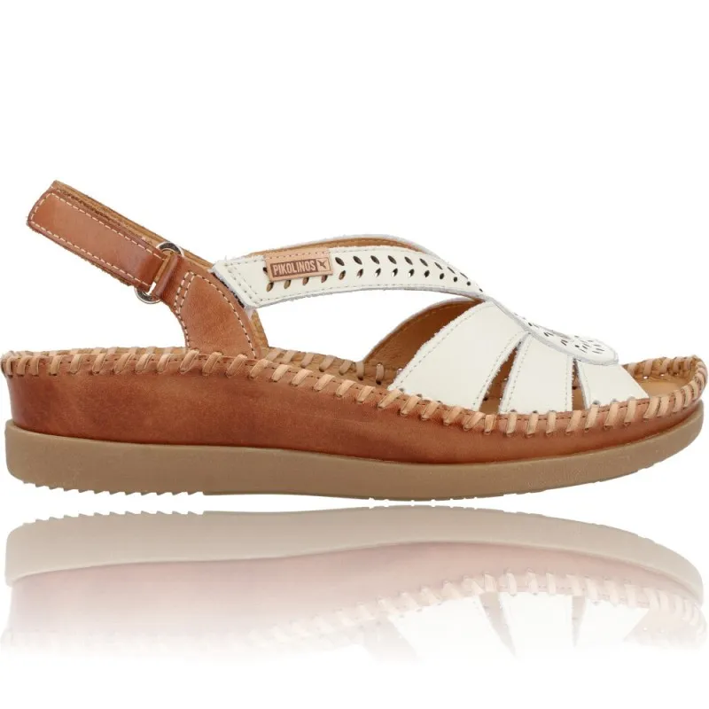 SANDALIAS CASUAL DE PIEL PARA MUJER DE PIKOLINOS CADAQUES W8K0907C1