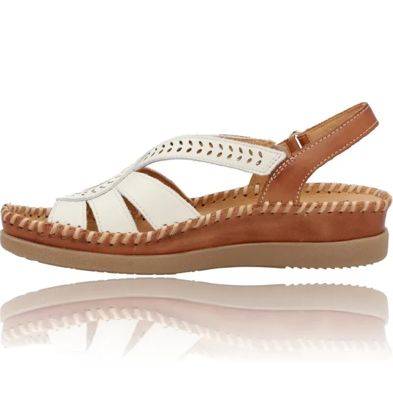 SANDALIAS CASUAL DE PIEL PARA MUJER DE PIKOLINOS CADAQUES W8K0907C1