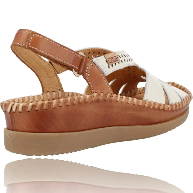 SANDALIAS CASUAL DE PIEL PARA MUJER DE PIKOLINOS CADAQUES W8K0907C1
