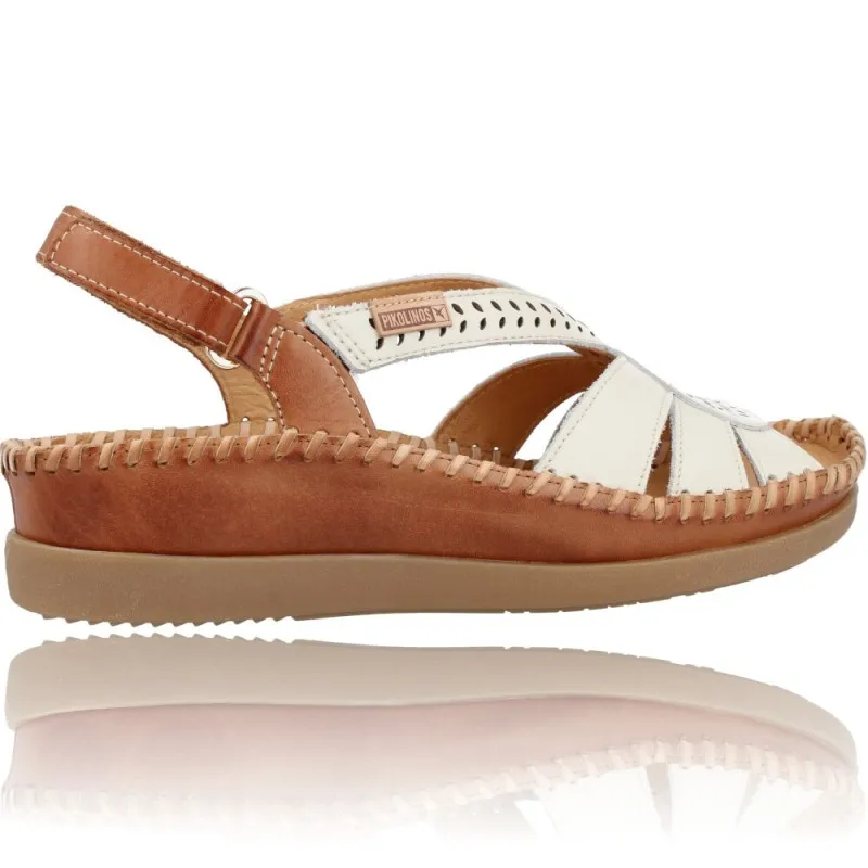SANDALIAS CASUAL DE PIEL PARA MUJER DE PIKOLINOS CADAQUES W8K0907C1
