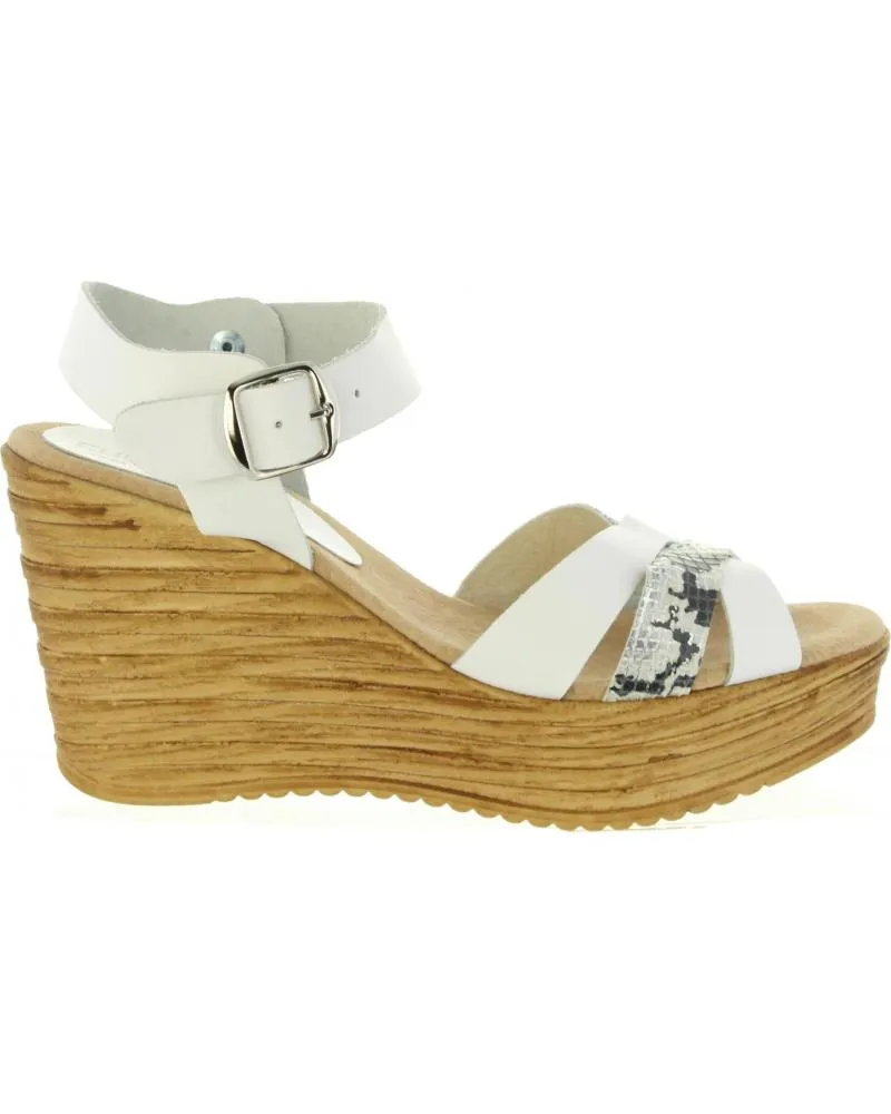 Sandalias de Mujer CUMBIA 31001 PIEL BLANCO