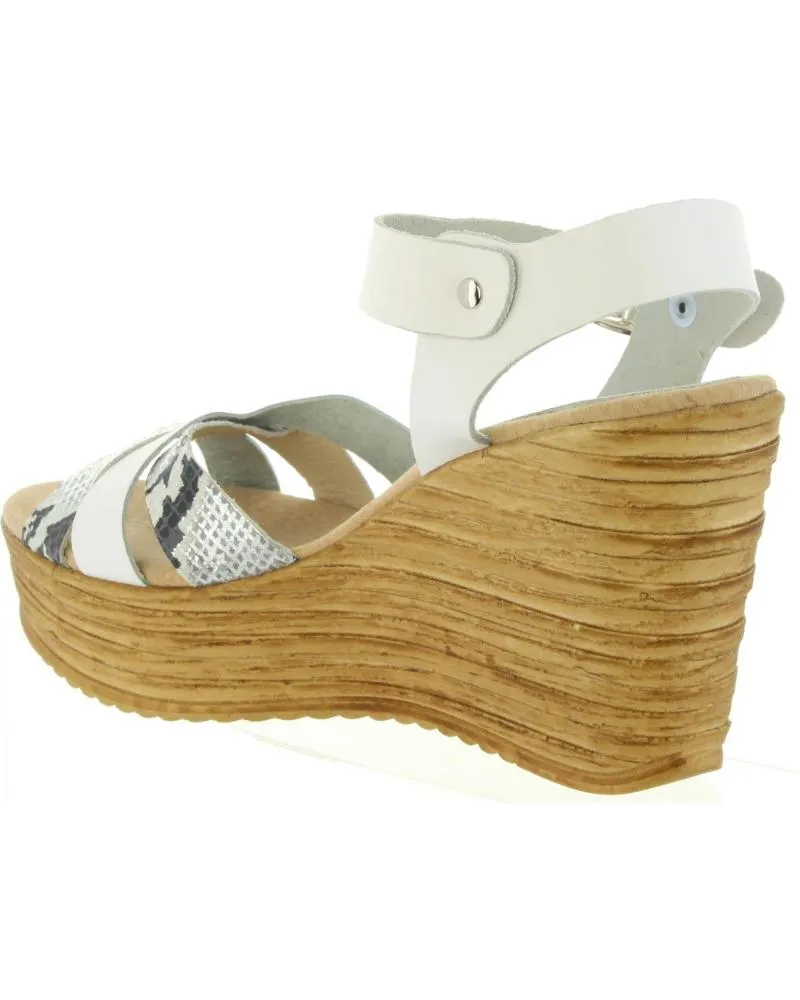 Sandalias de Mujer CUMBIA 31001 PIEL BLANCO