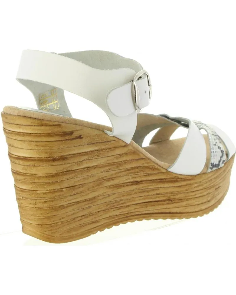 Sandalias de Mujer CUMBIA 31001 PIEL BLANCO