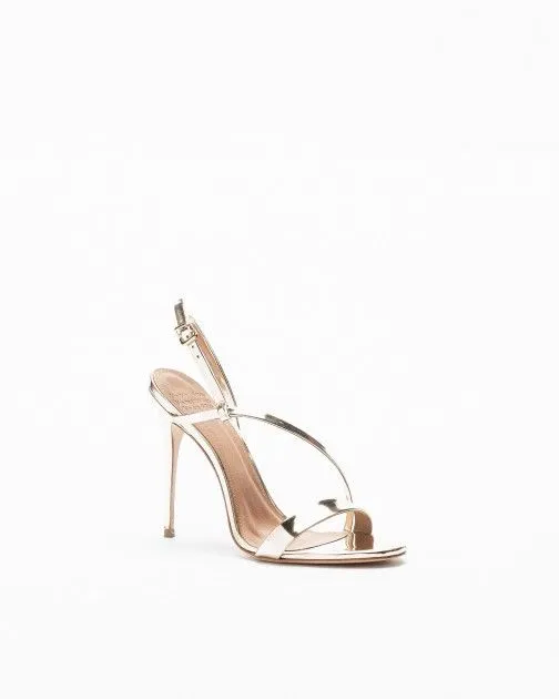 Sandalias de tacón alto PROF 633026 Dorado