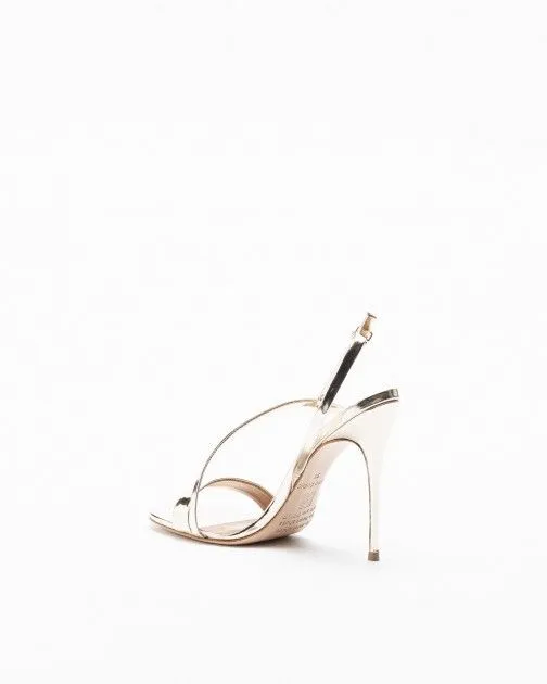 Sandalias de tacón alto PROF 633026 Dorado