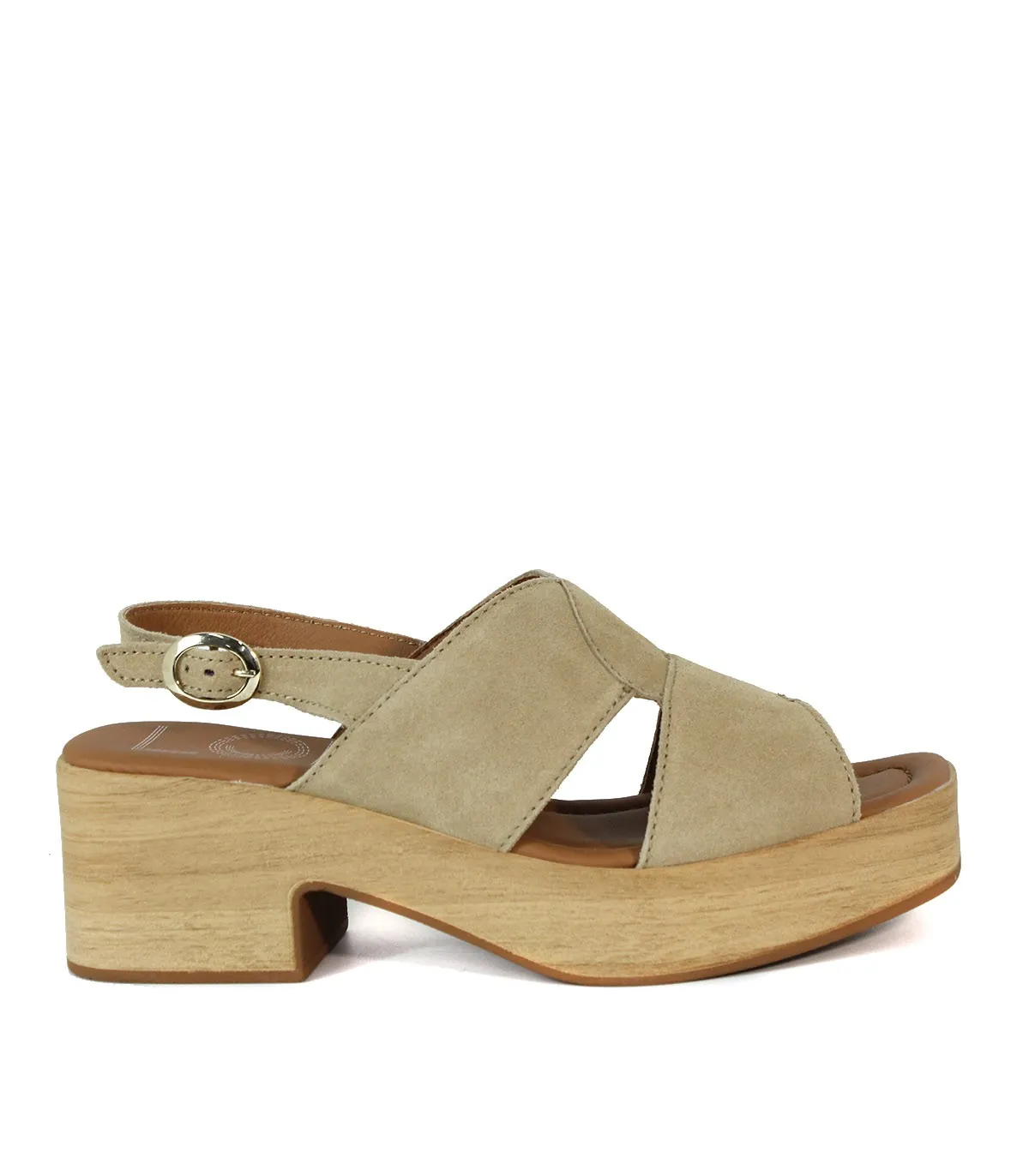 SANDALIAS ELEGANTES DE PLATAFORMA LOL KALESSHI CAMEL