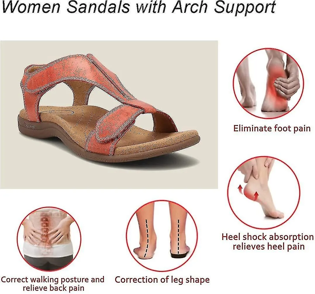 SANDALIAS ORTOPéDICAS CóMODAS PARA MUJER, SANDALIAS ORTOPéDICAS SURSELL, SANDALIAS CASUALES DE PLAYA PLANAS40AZUL