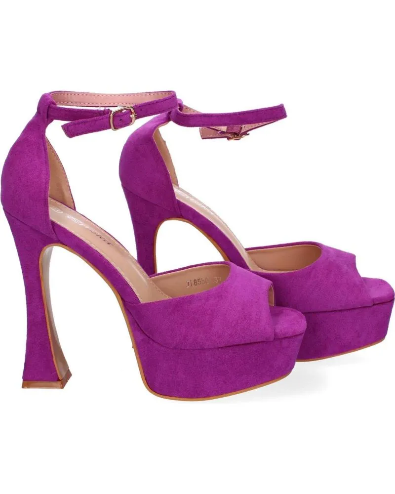 Sandalias PUNTOSALAO  de Mujer SANDALIAS DE FIESTA TACON Y PLATAFORMA PARA MUJER COLOR LILA  VARIOS COLORES