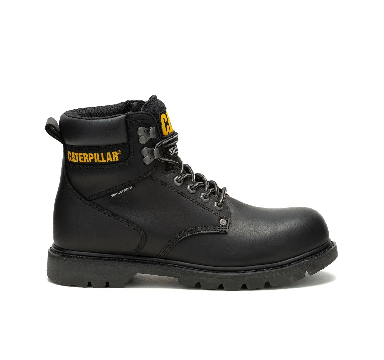 SECOND SHIFT STEELTOE WATERPROOF WORK BOOT BLACK