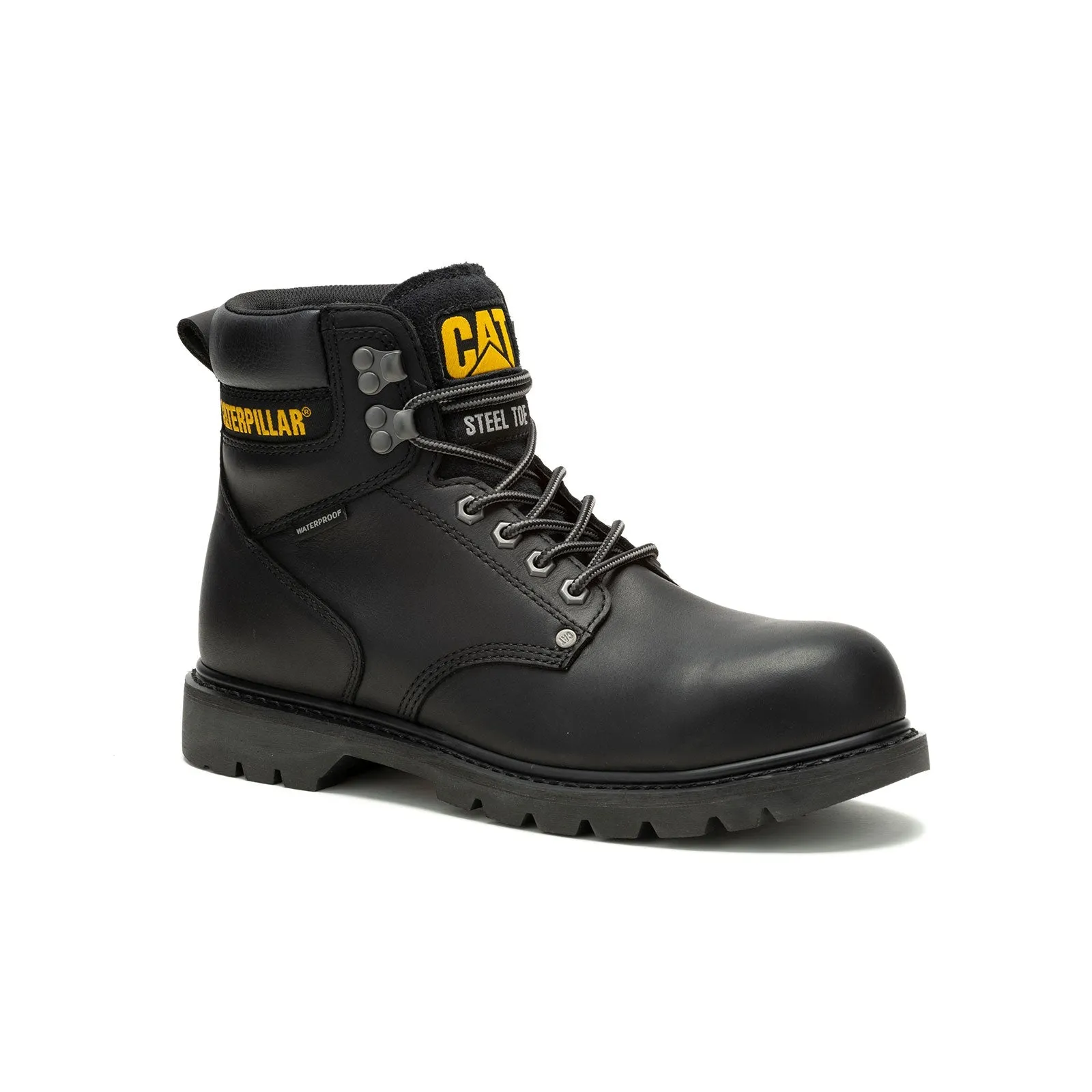 SECOND SHIFT STEELTOE WATERPROOF WORK BOOT BLACK
