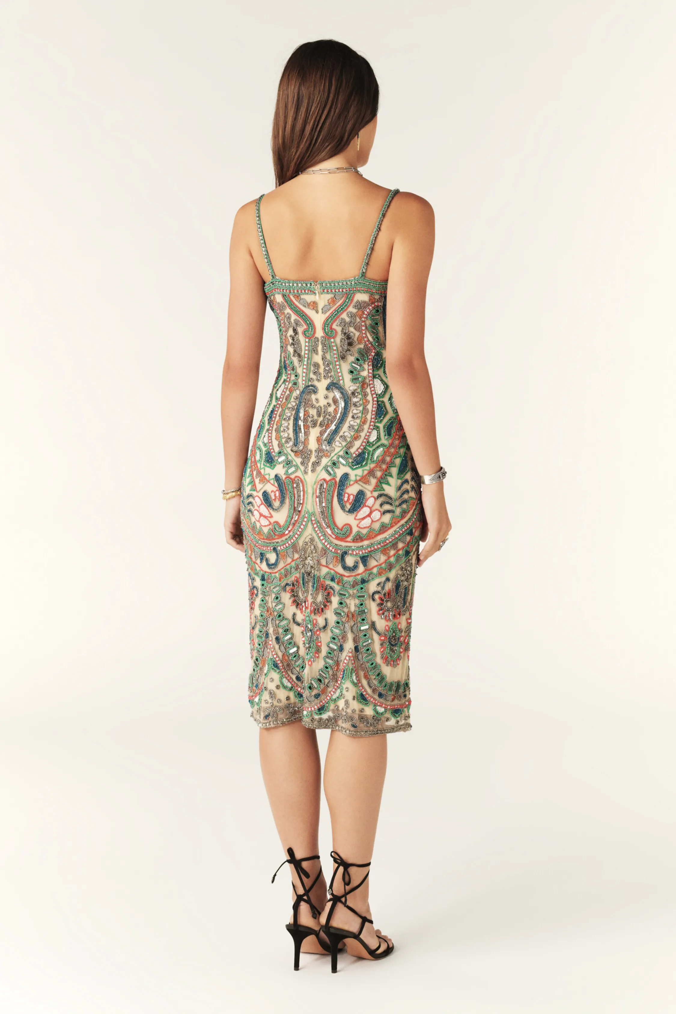 SHAGGY vestido midi