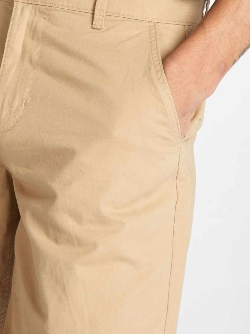 SHORT CHINO  BEIGE