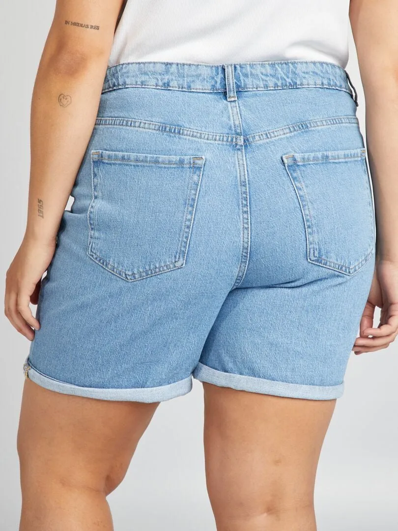 SHORT VAQUERO  AZUL