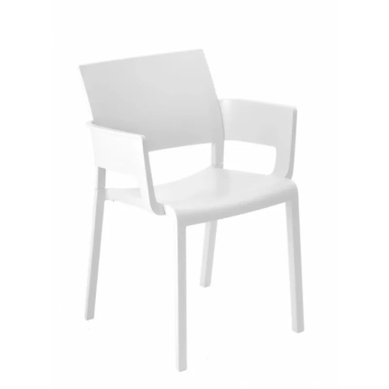 Sillon Con Brazos Fiona Blanco Resol