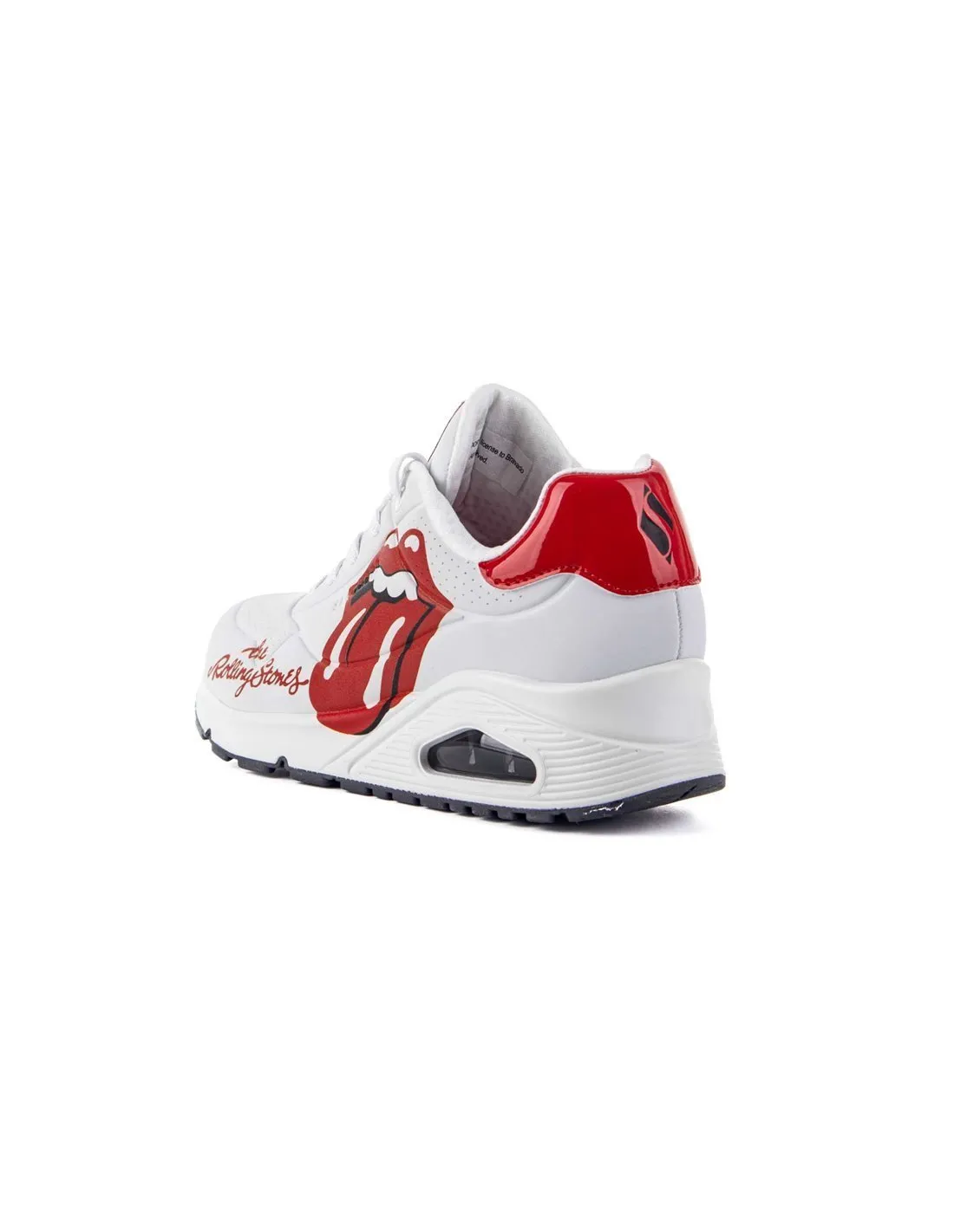 SKECHERS  ZAPATILLAS BLANCAS UNO ROLLING STONES SINGLE MUJER