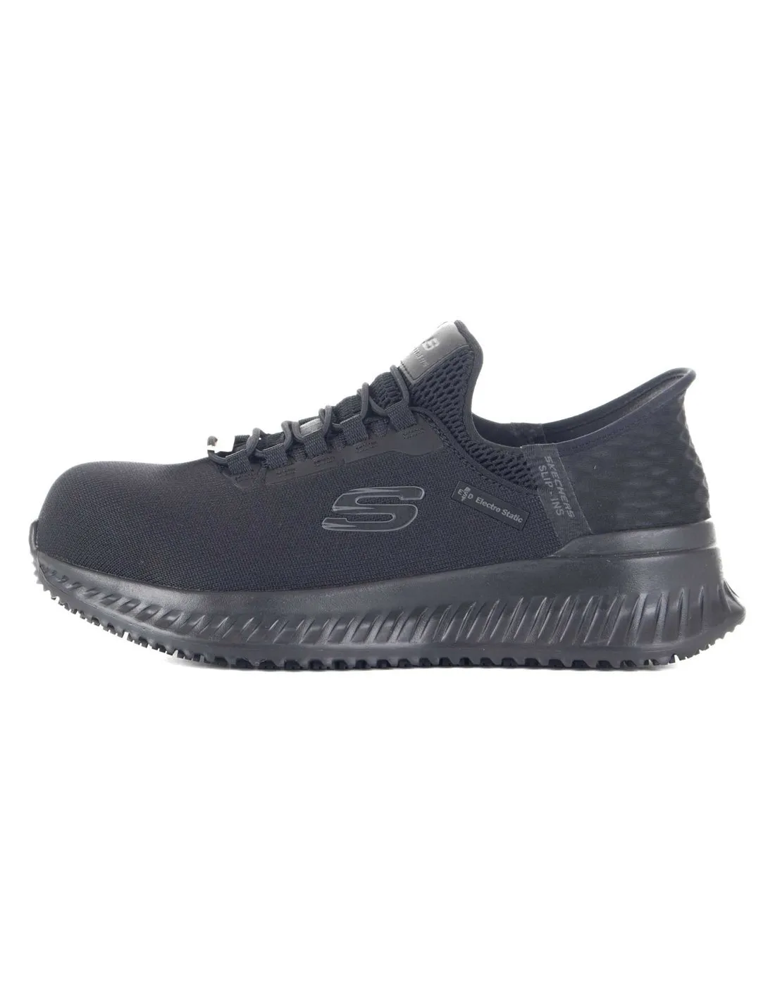 SKECHERS  ZAPATILLAS NEGRAS TILIDO OMBRAY 108152EC SKECHERS WORK MUJER