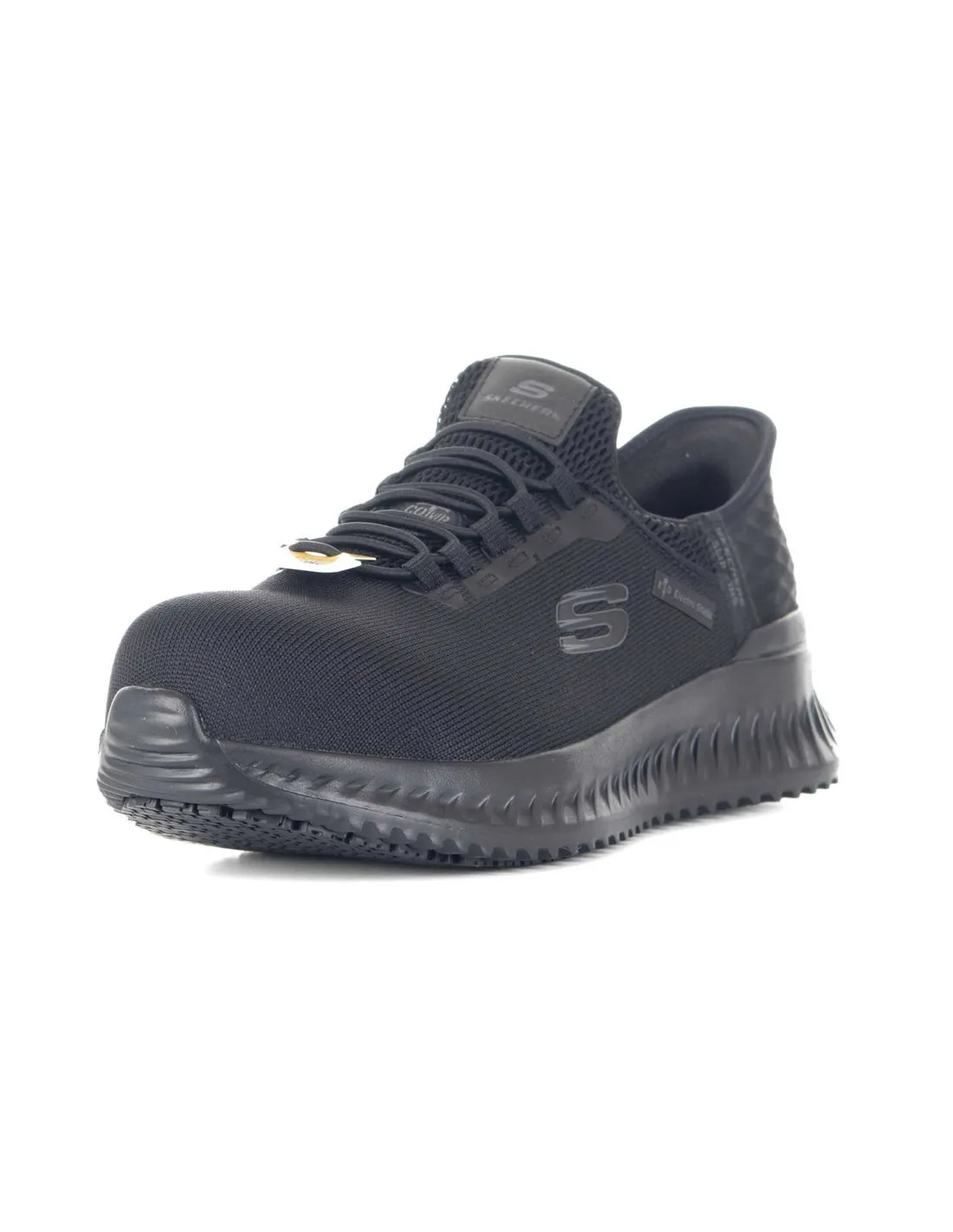 SKECHERS  ZAPATILLAS NEGRAS TILIDO OMBRAY 108152EC SKECHERS WORK MUJER