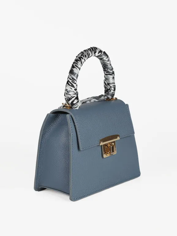 Solada Bolso de mano de piel con bandolera