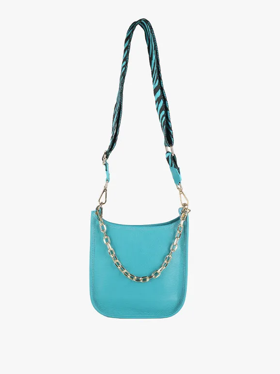 Solada Bolso de piel con cadena para mujer