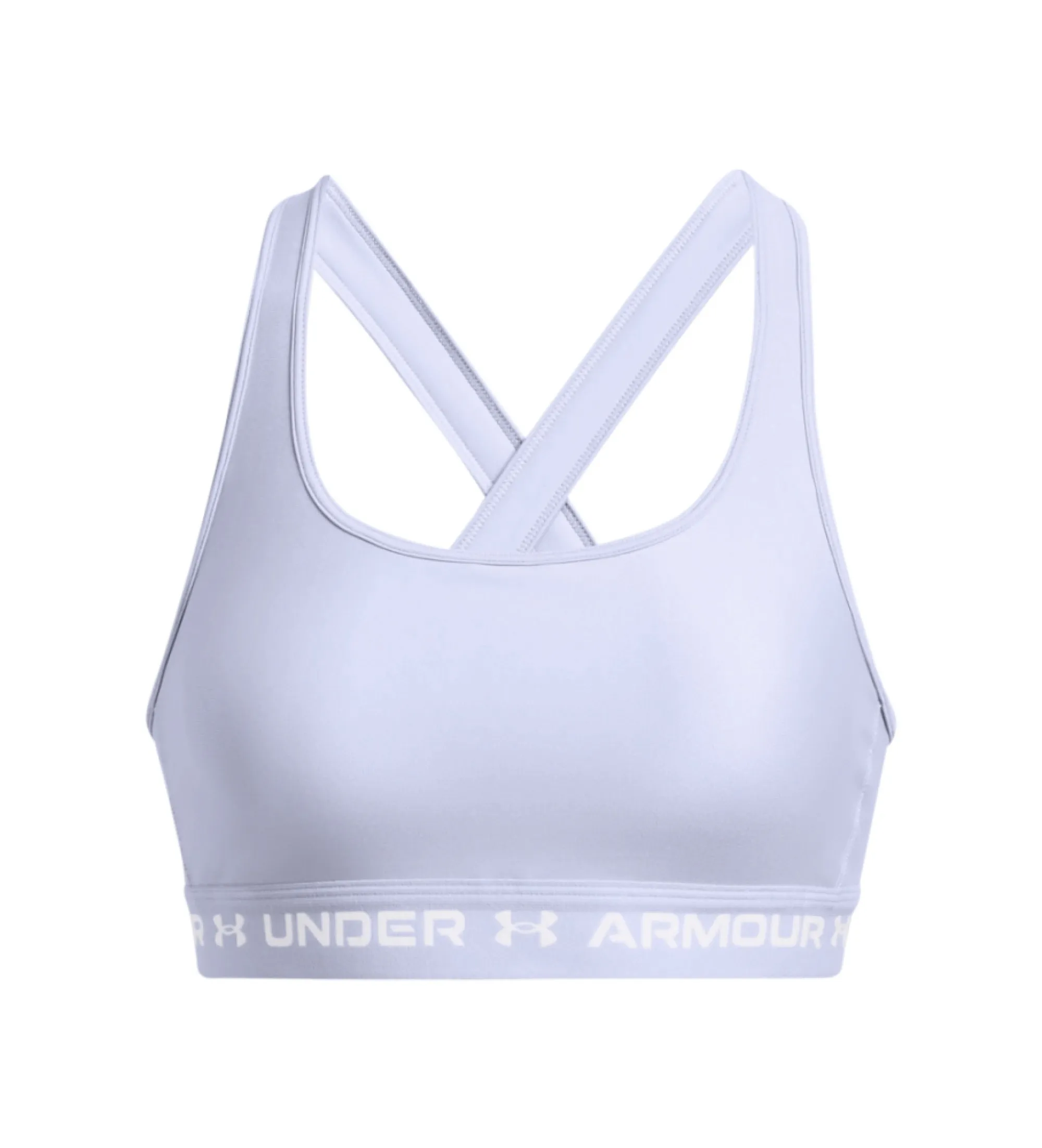 Sujetador deportivo de sujeción media y espalda cruzada Armour lila