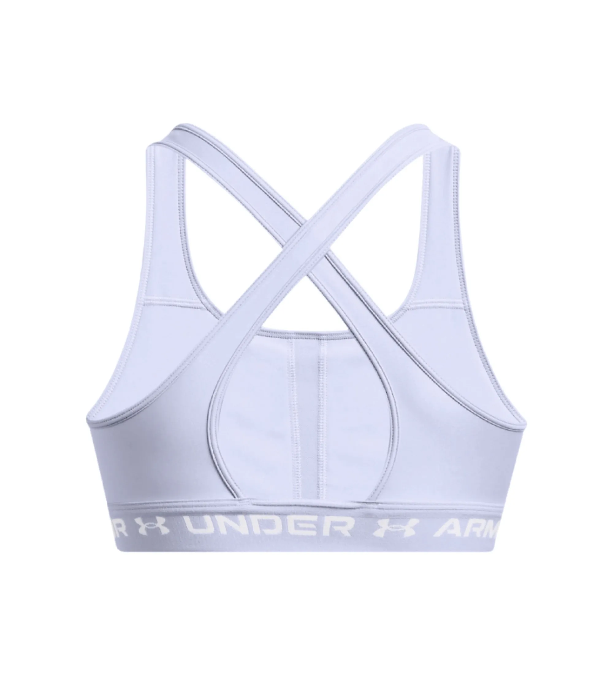 Sujetador deportivo de sujeción media y espalda cruzada Armour lila