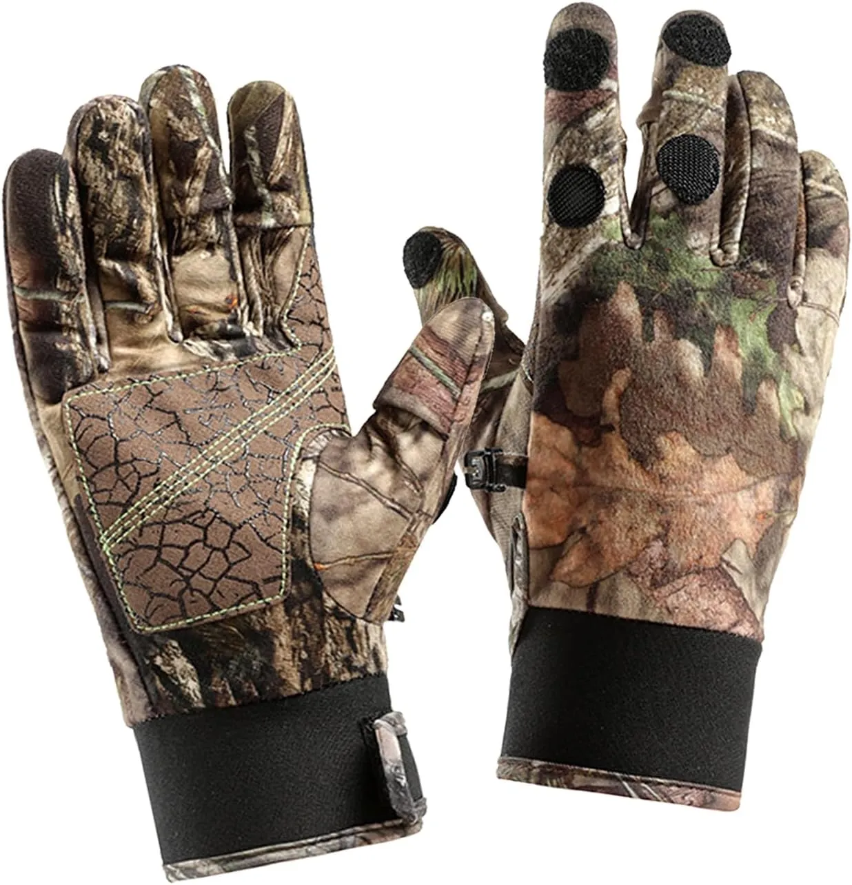 Taeku Guantes de camuflaje ligeros de dedo completo para caza  accesorios de camuflaje  guantes de pesca antideslizantes  acceso