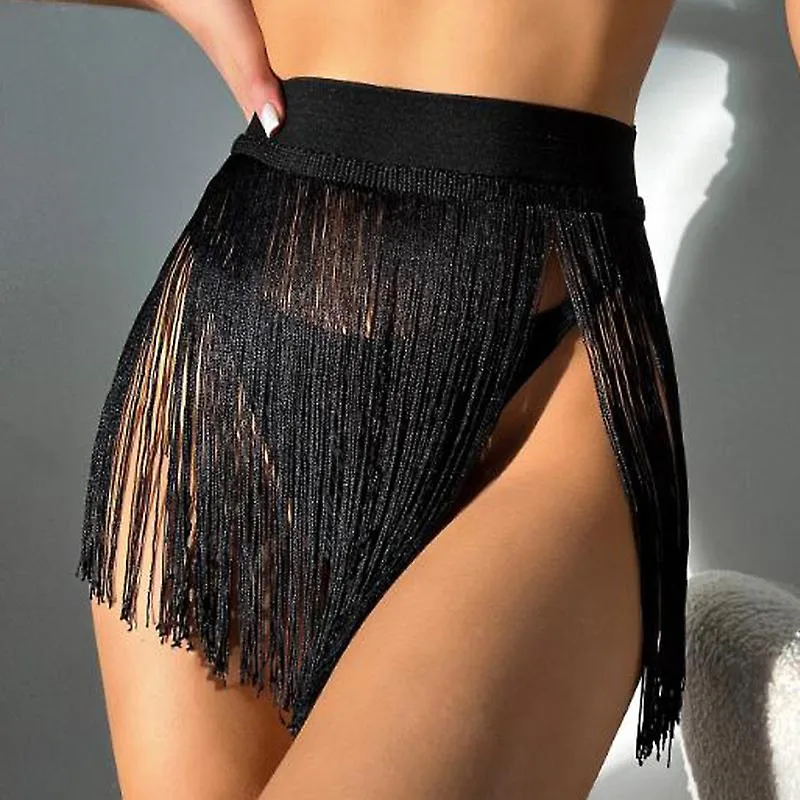 Tassel Beach Skirt Traje de baño Encubrimientos Vestidos casuales Traje de baño para mujeres Sexy Party Swimwear Bath Outing Clo