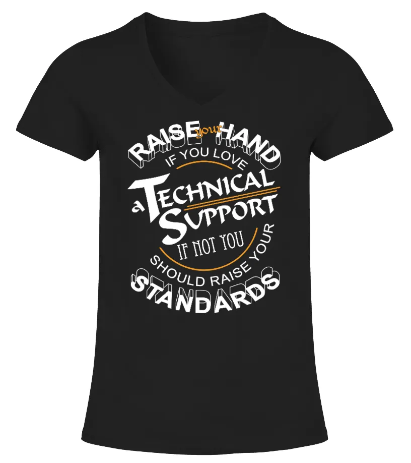 TECHNICAL SUPPORT  LIMITED EDITION CAMISETA CUELLO PICO MUJER