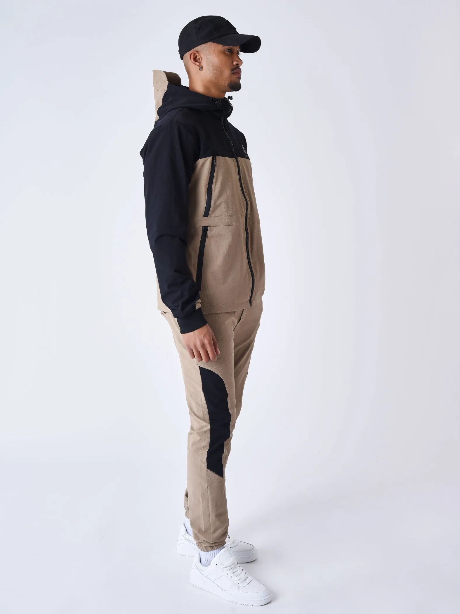 Techwear bicolor Pantalones de chándal